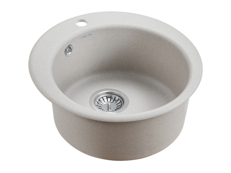 Кухонная мойка Paulmark GELEGEN 50 PM404800-GR 48х48 цвет серый